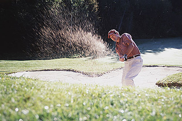 Playing golf at Stratton Mountain Resort