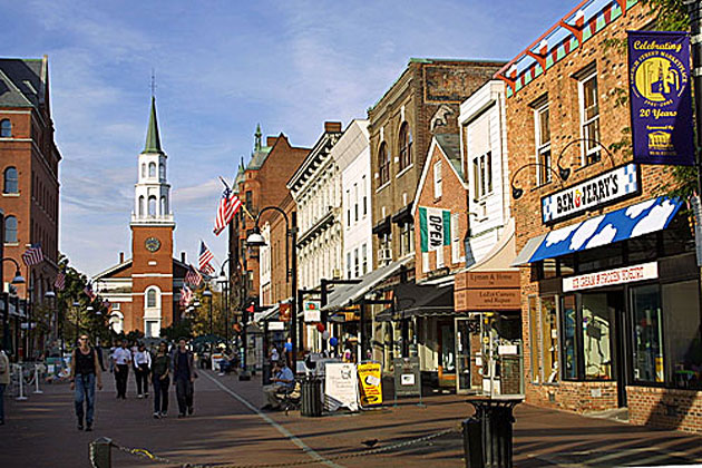 Church Street Marketplace Burlington Vermont